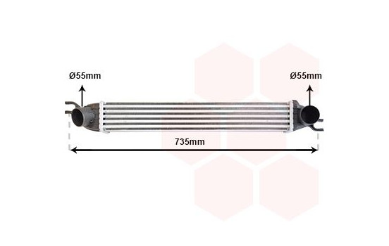 Intercooler, échangeur 06004340 International Radiators