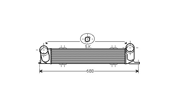 Intercooler, échangeur 06004378 International Radiators, Image 2