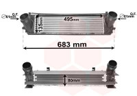 Intercooler, échangeur 06004464 International Radiators