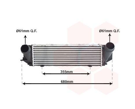 Intercooler, échangeur 06014705 International Radiators
