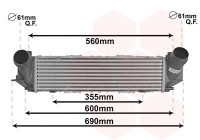 Intercooler, échangeur 06014711 International Radiators