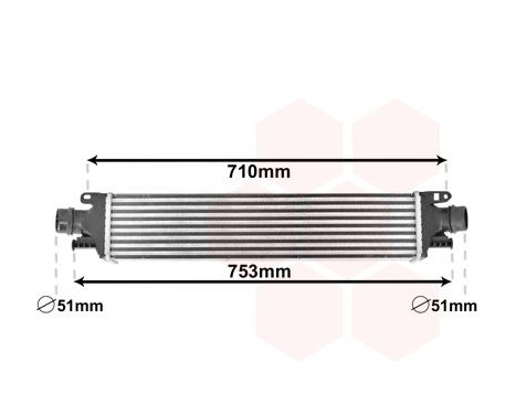 Intercooler, échangeur 08004061 International Radiators