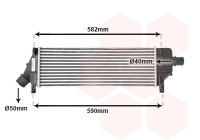 Intercooler, échangeur 13004360 International Radiators