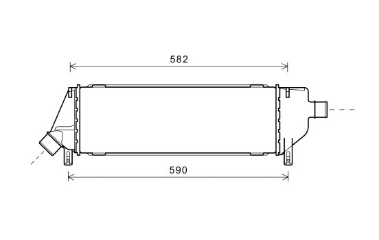 Intercooler, échangeur 13004360 International Radiators, Image 2