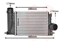 Intercooler, échangeur 13014703 International Radiators