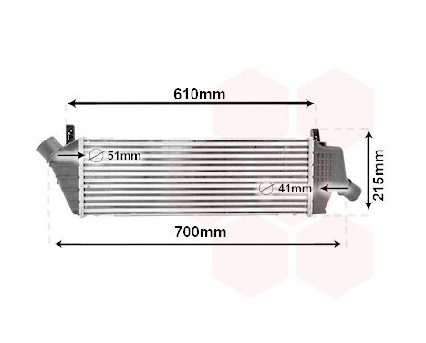 Intercooler, échangeur 13014714 International Radiators