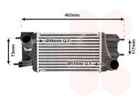 Intercooler, échangeur 13014715 International Radiators