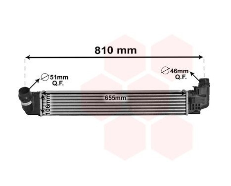Intercooler, échangeur 15004009 International Radiators