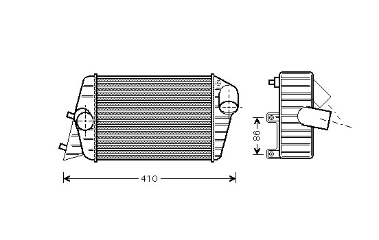 Intercooler, échangeur 17004252 International Radiators