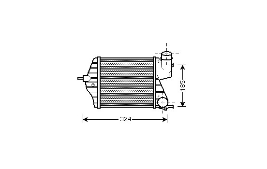 Intercooler, échangeur 17004309 International Radiators, Image 2