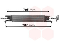 Intercooler, échangeur 17004319 International Radiators