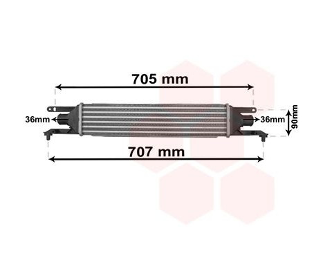 Intercooler, échangeur 17004319 International Radiators