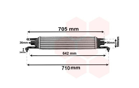 Intercooler, échangeur 17004320 International Radiators, Image 2