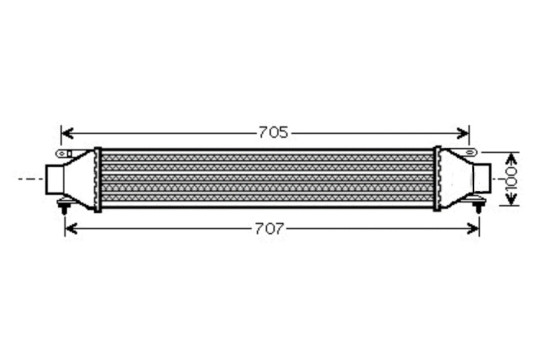 Intercooler, échangeur 17004321 International Radiators, Image 2