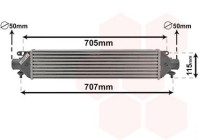 Intercooler, échangeur 17004321 International Radiators