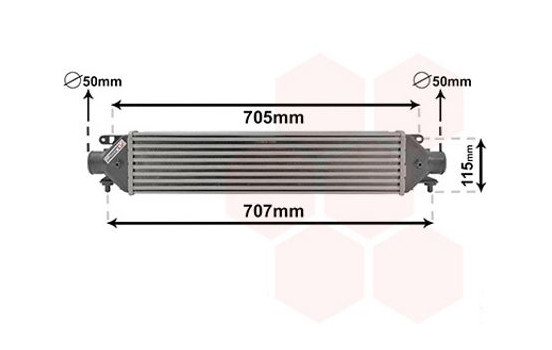 Intercooler, échangeur 17004321 International Radiators
