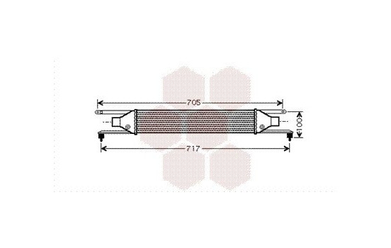 Intercooler, échangeur 17004354 International Radiators, Image 2