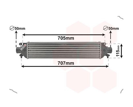 Intercooler, échangeur 17014708 International Radiators