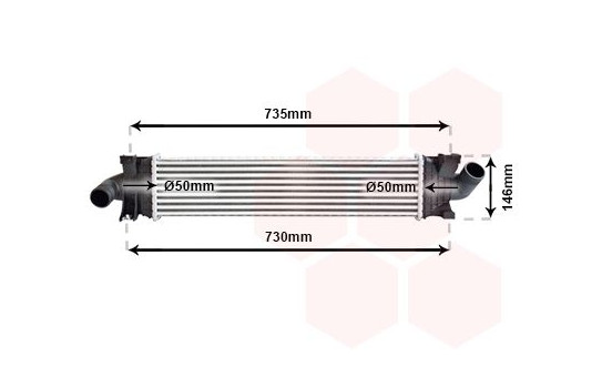 Intercooler, échangeur 18004366 International Radiators