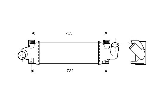 Intercooler, échangeur 18004366 International Radiators, Image 2