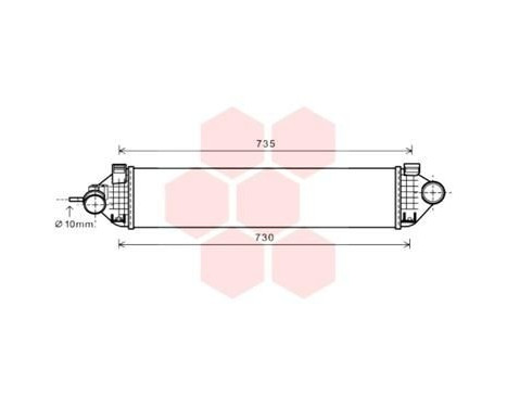 Intercooler, échangeur 18004473 International Radiators, Image 2