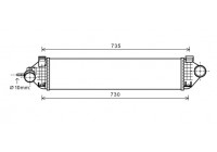 Intercooler, échangeur 18004473 International Radiators