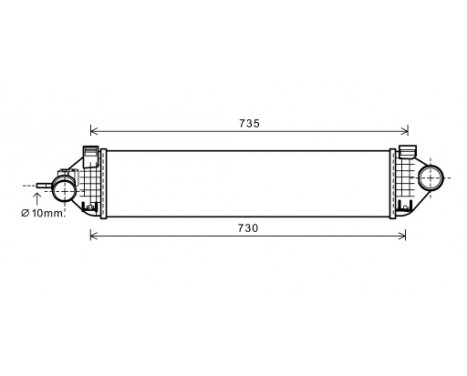 Intercooler, échangeur 18004473 International Radiators