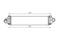 Intercooler, échangeur 18004474 International Radiators