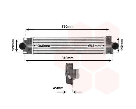 Intercooler, échangeur 18014713 International Radiators