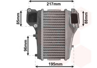 Intercooler, échangeur 25004301 International Radiators