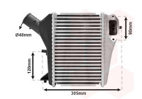 Intercooler, échangeur 25014702 International Radiators