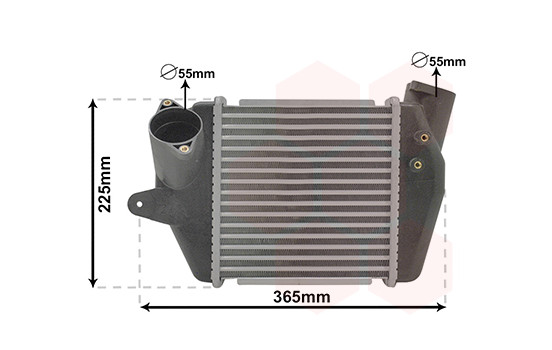 Intercooler, échangeur 27004243 International Radiators