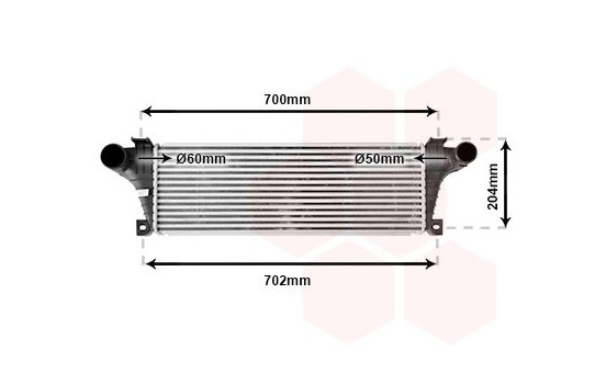 Intercooler, échangeur 28004021 International Radiators