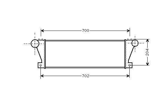 Intercooler, échangeur 28004021 International Radiators, Image 2