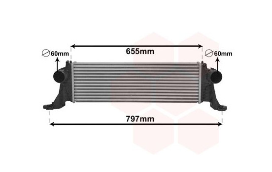 Intercooler, échangeur 28004132 International Radiators, Image 2