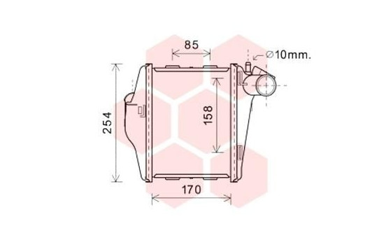 Intercooler, échangeur 29004015 International Radiators, Image 2