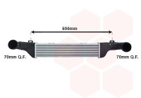 Intercooler, échangeur 30004315 International Radiators