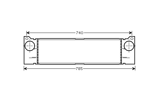 Intercooler, échangeur 30004370 International Radiators