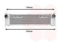 Intercooler, échangeur 30004371 International Radiators