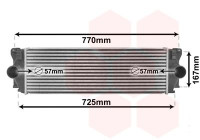 Intercooler, échangeur 30004396 International Radiators