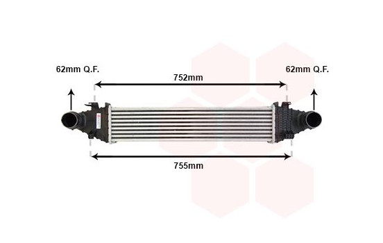 Intercooler, échangeur 30004556 International Radiators