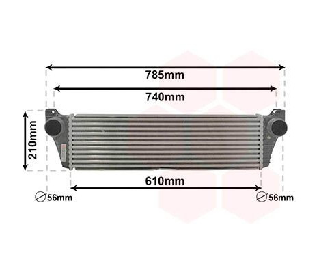 Intercooler, échangeur 30014701 International Radiators