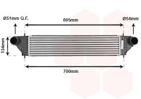 Intercooler, échangeur 32004277 International Radiators