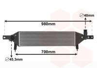 Intercooler, échangeur 33004409 International Radiators
