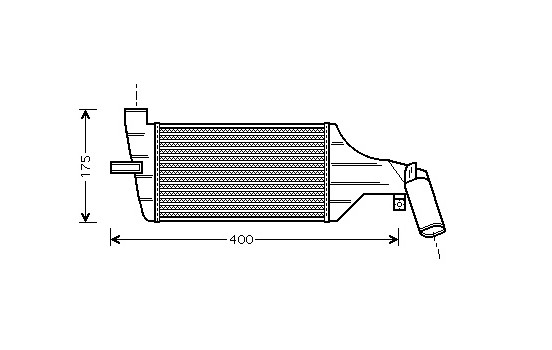 Intercooler, échangeur 37004325 International Radiators, Image 2