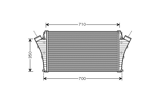 Intercooler, échangeur 37004361 International Radiators, Image 2