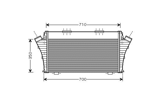 Intercooler, échangeur 37004401 International Radiators, Image 2