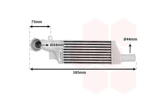 Intercooler, échangeur 37004404 International Radiators