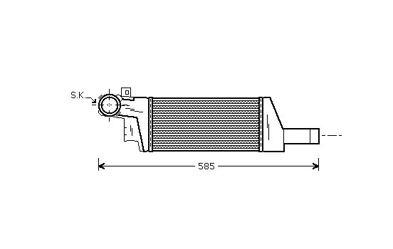 Intercooler, échangeur 37004404 International Radiators, Image 2