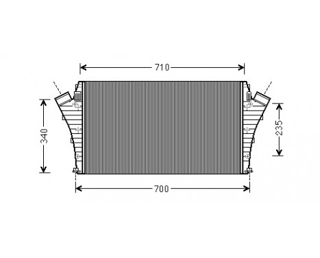 Intercooler, échangeur 37004491 International Radiators, Image 2